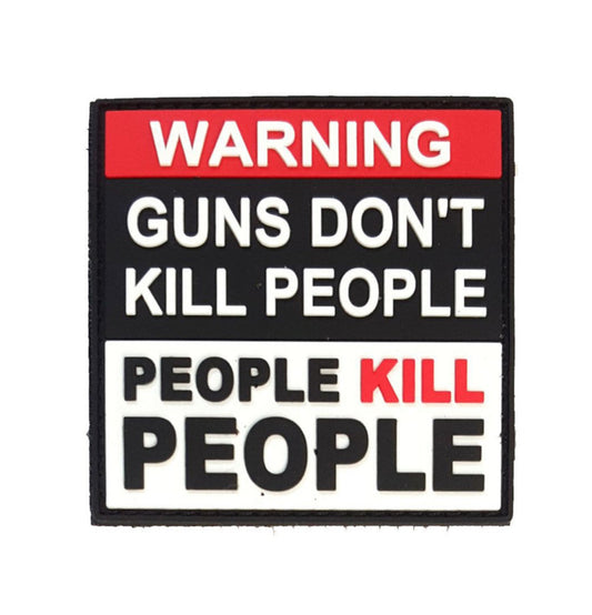 TACTICAL INNOVATIONS; "Guns Don't Kill People" PVC Morale Patch