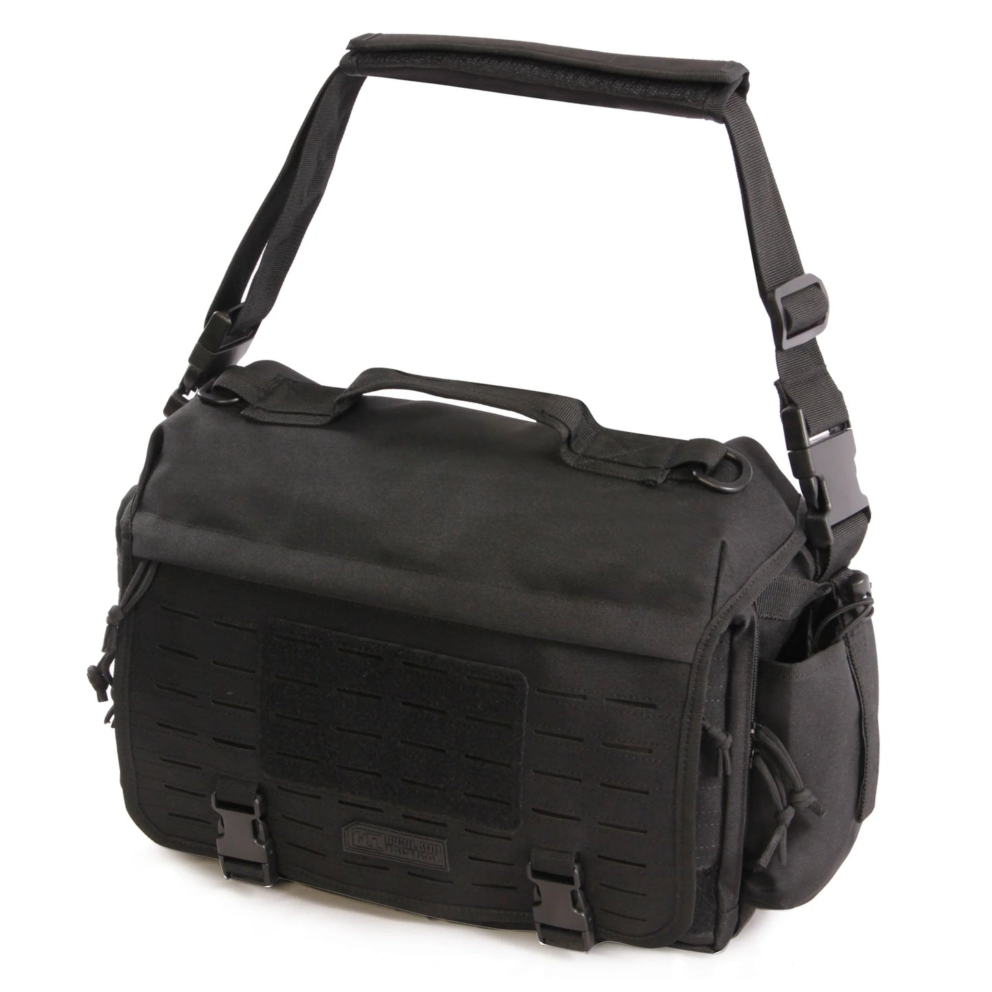 HIGHLAND TACTICAL: Timer Messenger Bag, Black