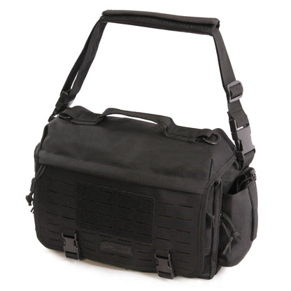 HIGHLAND TACTICAL: Timer Messenger Bag, Black