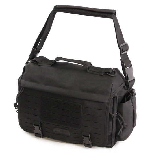 HIGHLAND TACTICAL: Timer Messenger Bag, Black
