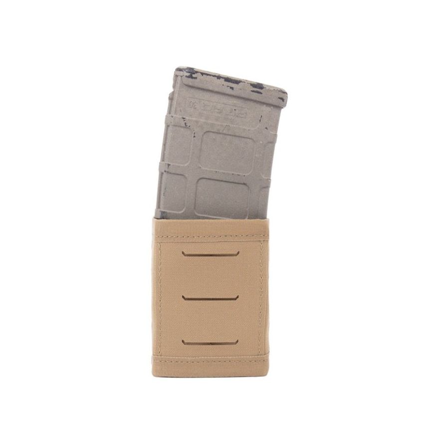 WARRIOR ASSAULT SYSTEMS: Laser Cut Single Snap Mag Pouch 5.56mm Short