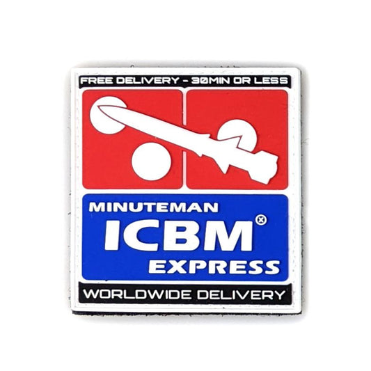 TACTICAL INNOVATIONS: Minuteman ICBM Express PVC Morale Patch, (2.5"x3")