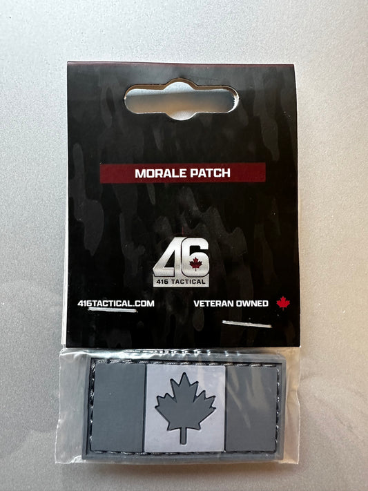 Subdued Canadian Flag Rubber Patch