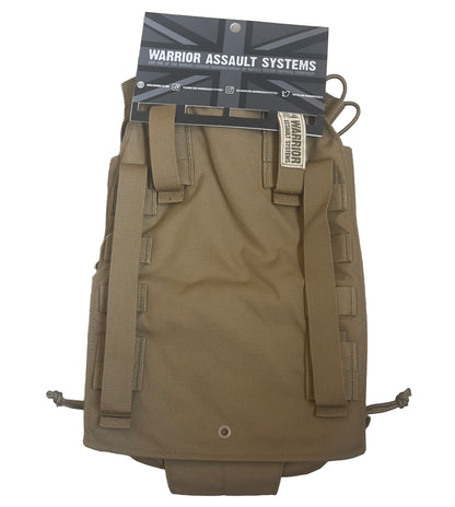 WARRIOR ASSAULT: Back Panel with Med Pouch and Triple M4 5.56 Mag Holder (Coyote)