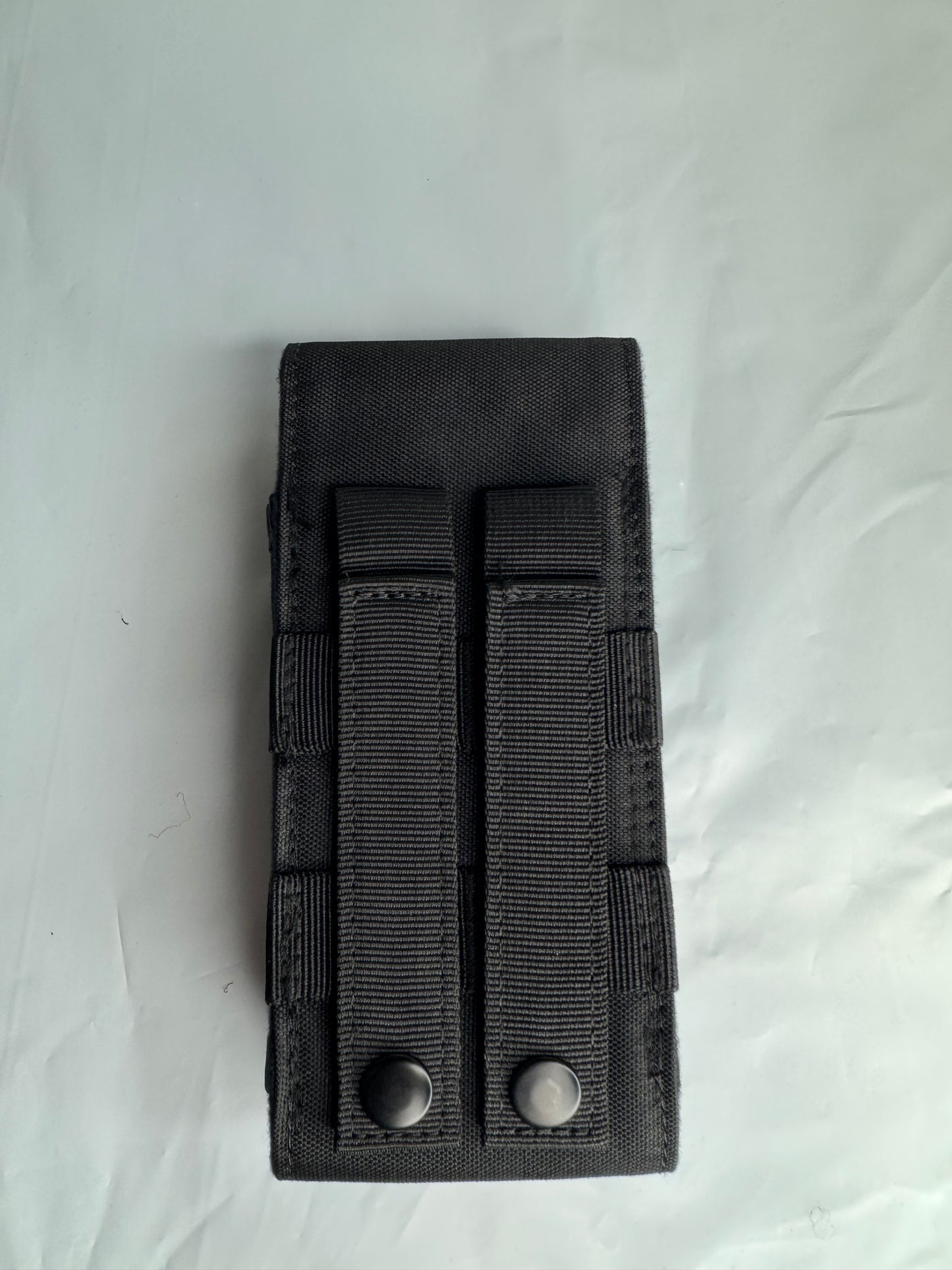 DOUBLE CELL PHONE POUCH (BLACK)