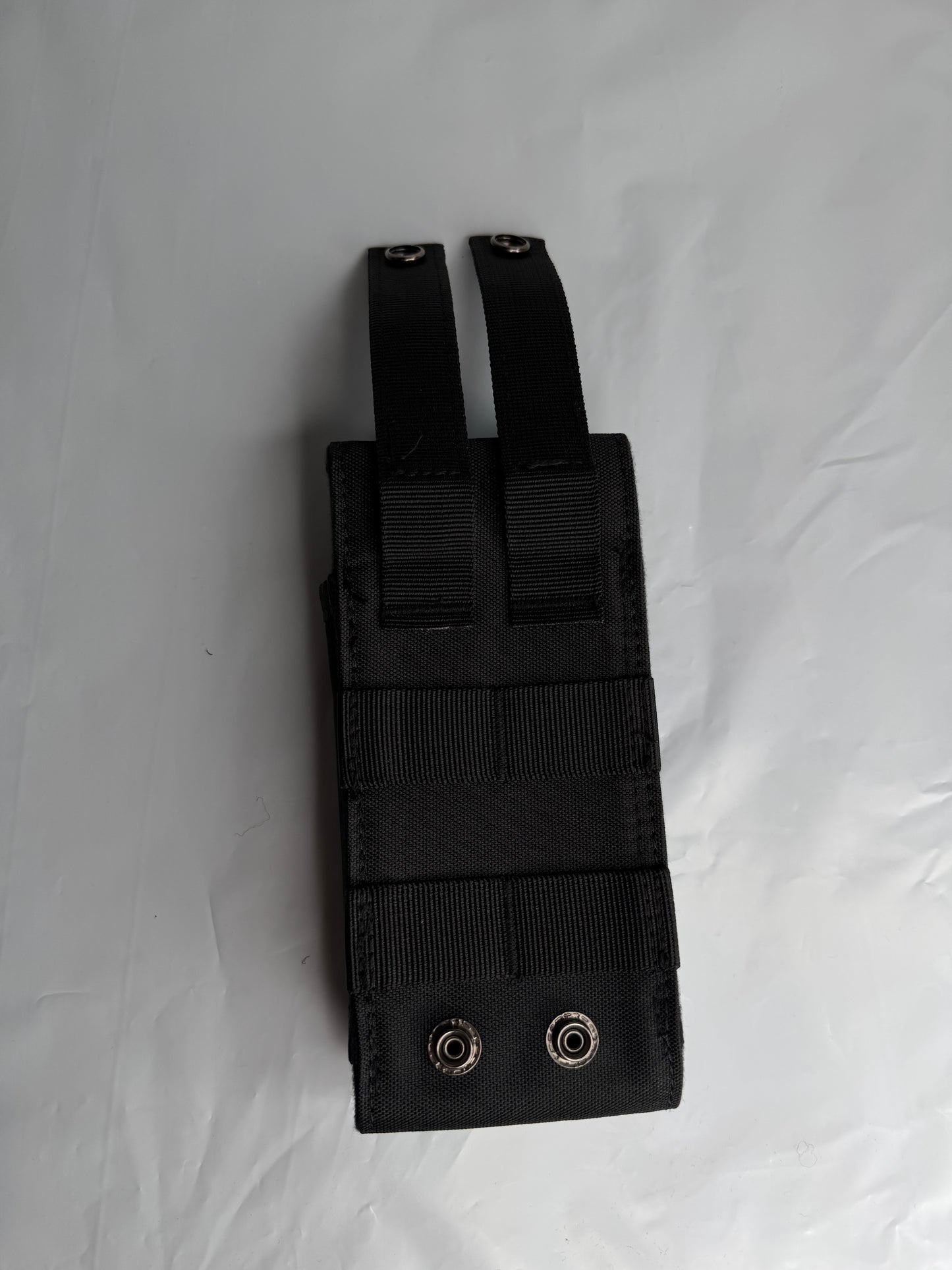 DOUBLE CELL PHONE POUCH (BLACK)