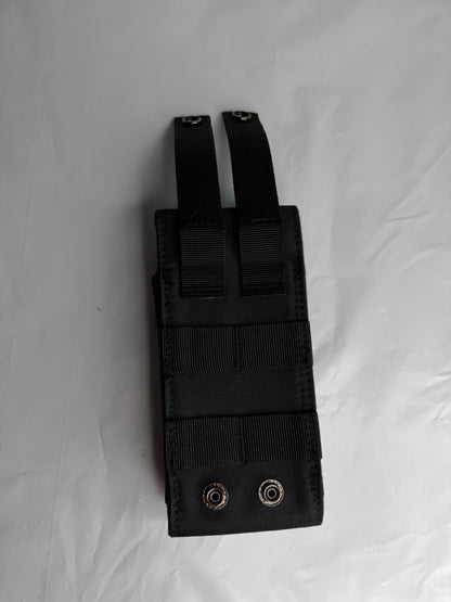 DOUBLE CELL PHONE POUCH (BLACK)