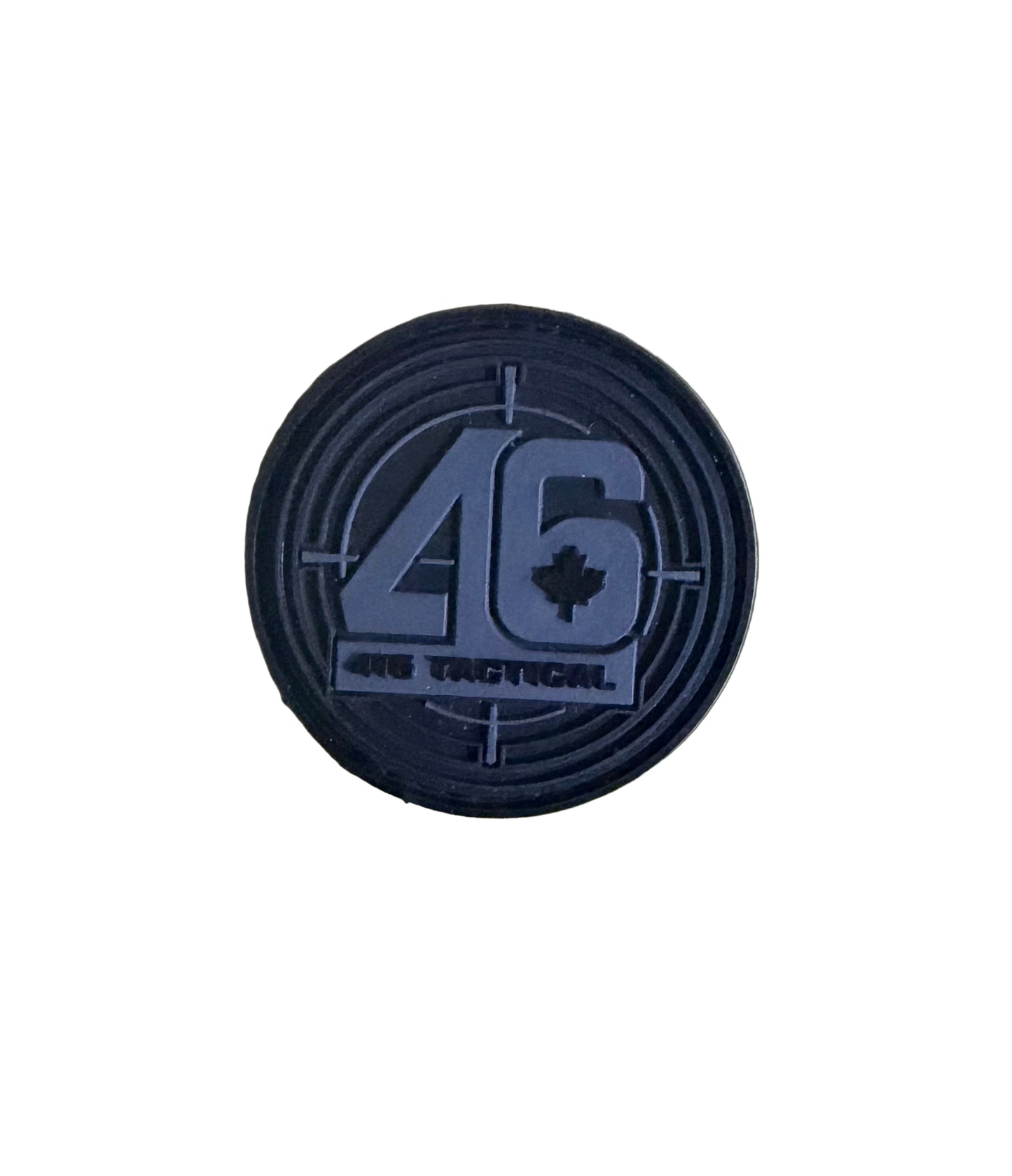 416 TACTICAL: PVC Morale Logo Patch, Round, Subdued