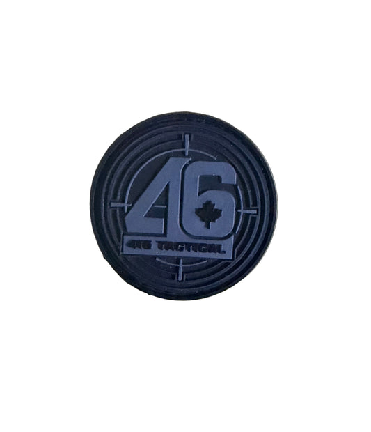 416 TACTICAL: PVC Morale Logo Patch, Round, Subdued