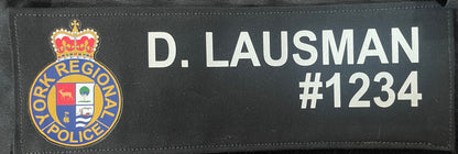 416 Personalized Name Police Panel 👮4 Height x 12 Length