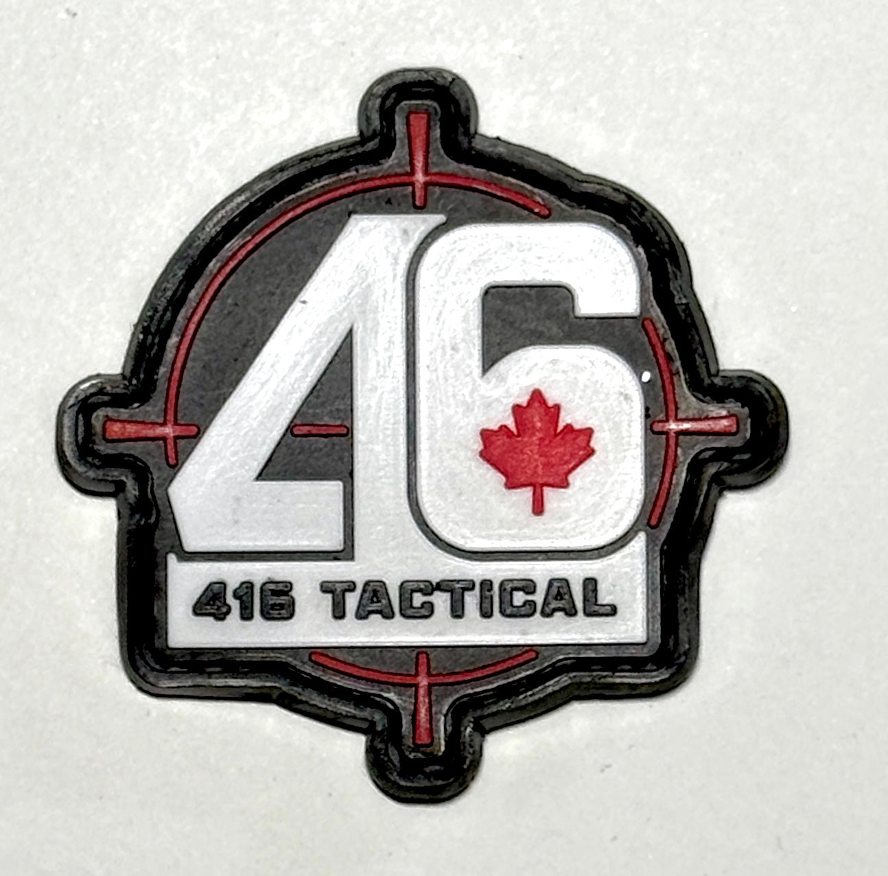 416 TACTICAL: PVC Morale Logo Patch, Round