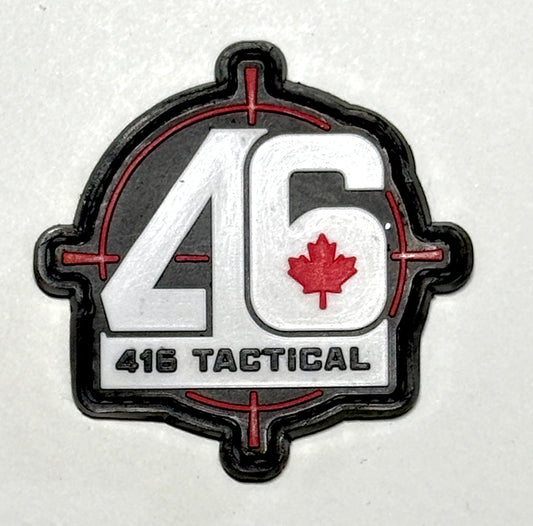 416 TACTICAL: PVC Morale Logo Patch, Round
