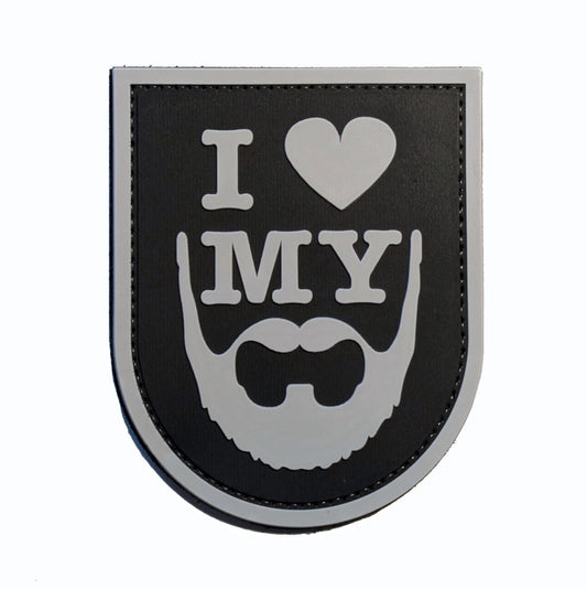 TACTICAL INNOVATIONS: I love my Beard PVC Morale Patch Badge