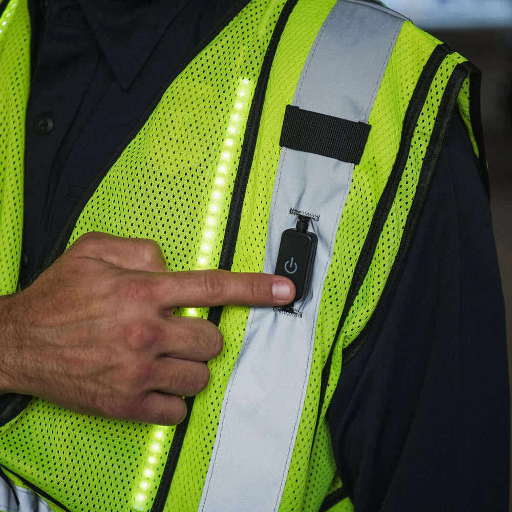 FLYING  CROSS: Lite Vest Hi Vis, Yellow