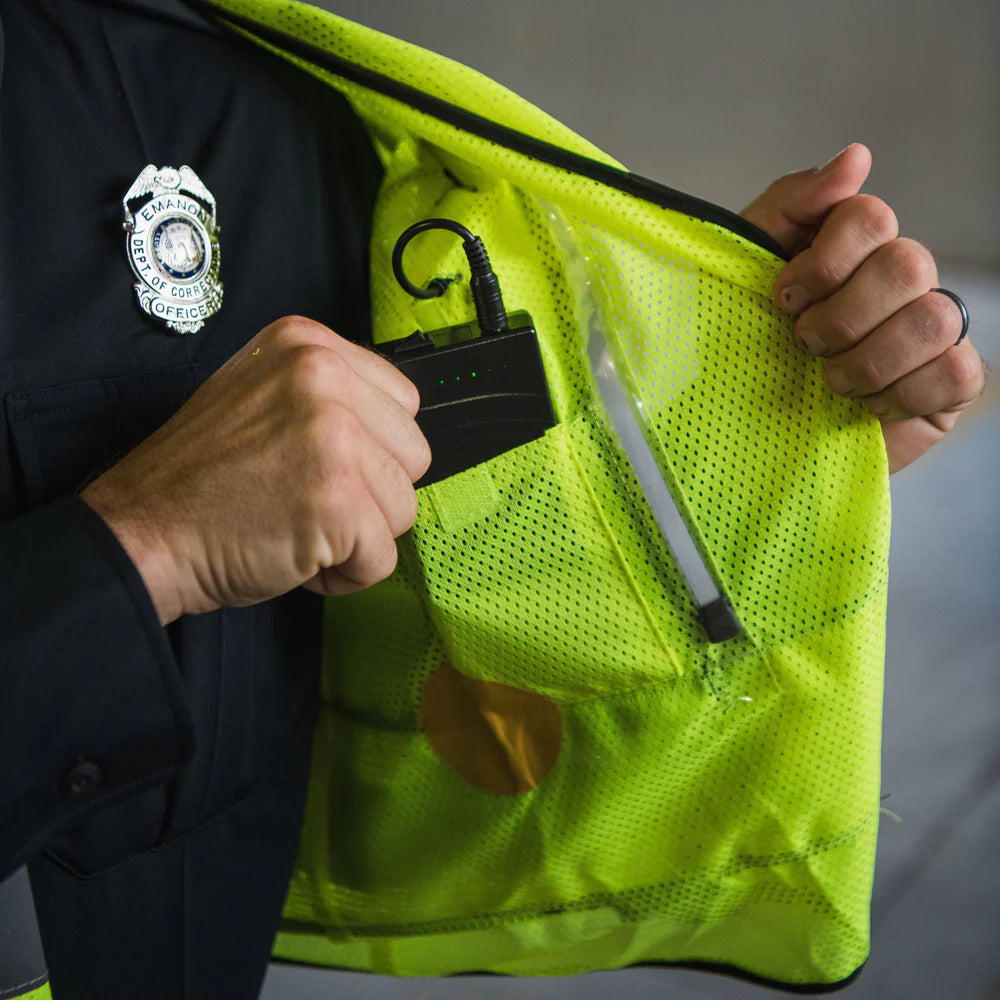 FLYING  CROSS: Lite Vest Hi Vis, Yellow