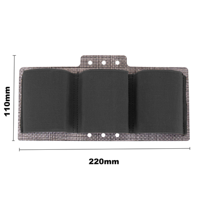 WARRIOR ASSAULT SYSTEMS: T1 Tegris Triple Elastic 5.56mm Mag Pouch