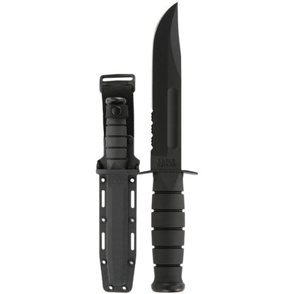 KA-BAR: Full Size KA-BAR Serrated Knife, Black