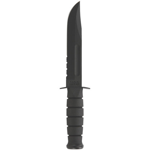 KA-BAR: Full Size KA-BAR Serrated Knife, Black