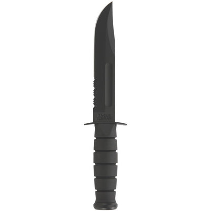 KA-BAR: Full Size KA-BAR Serrated Knife, Black