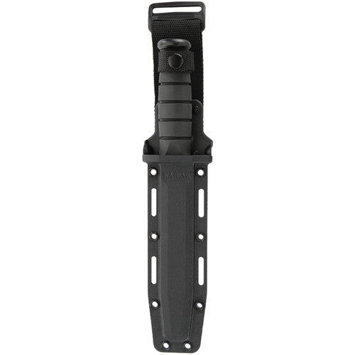KA-BAR: Full Size KA-BAR Serrated Knife, Black