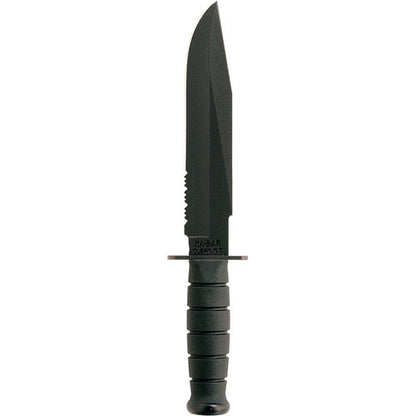 KA-BAR: Partially Serrated Utility Knife, Black