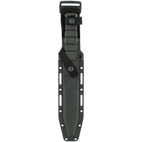 KA-BAR: Partially Serrated Utility Knife, Black