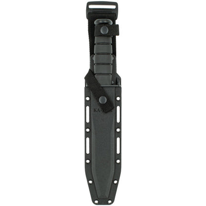 KA-BAR: Partially Serrated Utility Knife, Black