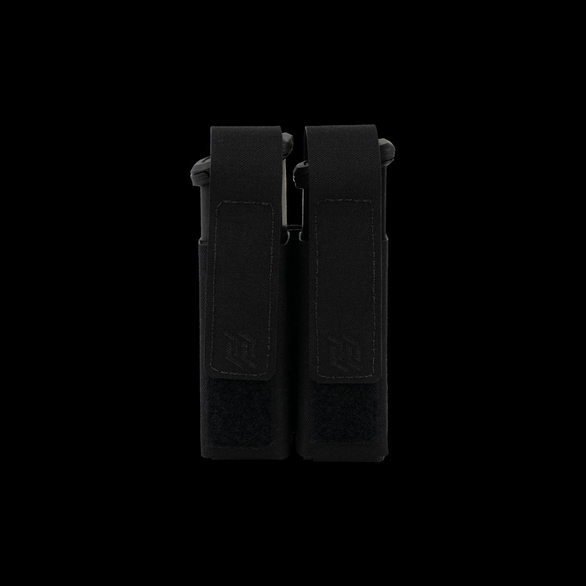 LORICA EQUIPMENT: Double Pistol Mag Pouch MK2 W, Velcro Flap and Molle Straps