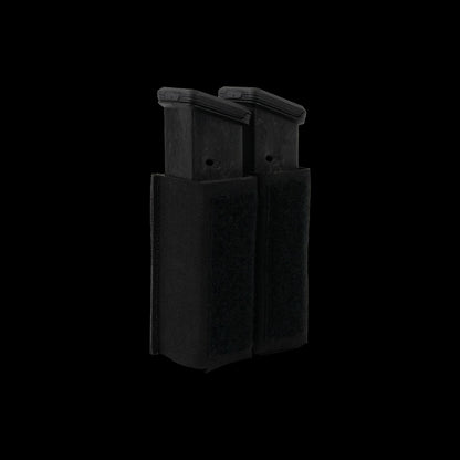 LORICA EQUIPMENT: Double Pistol Mag Pouch MK2 W, Velcro Flap and Molle Straps
