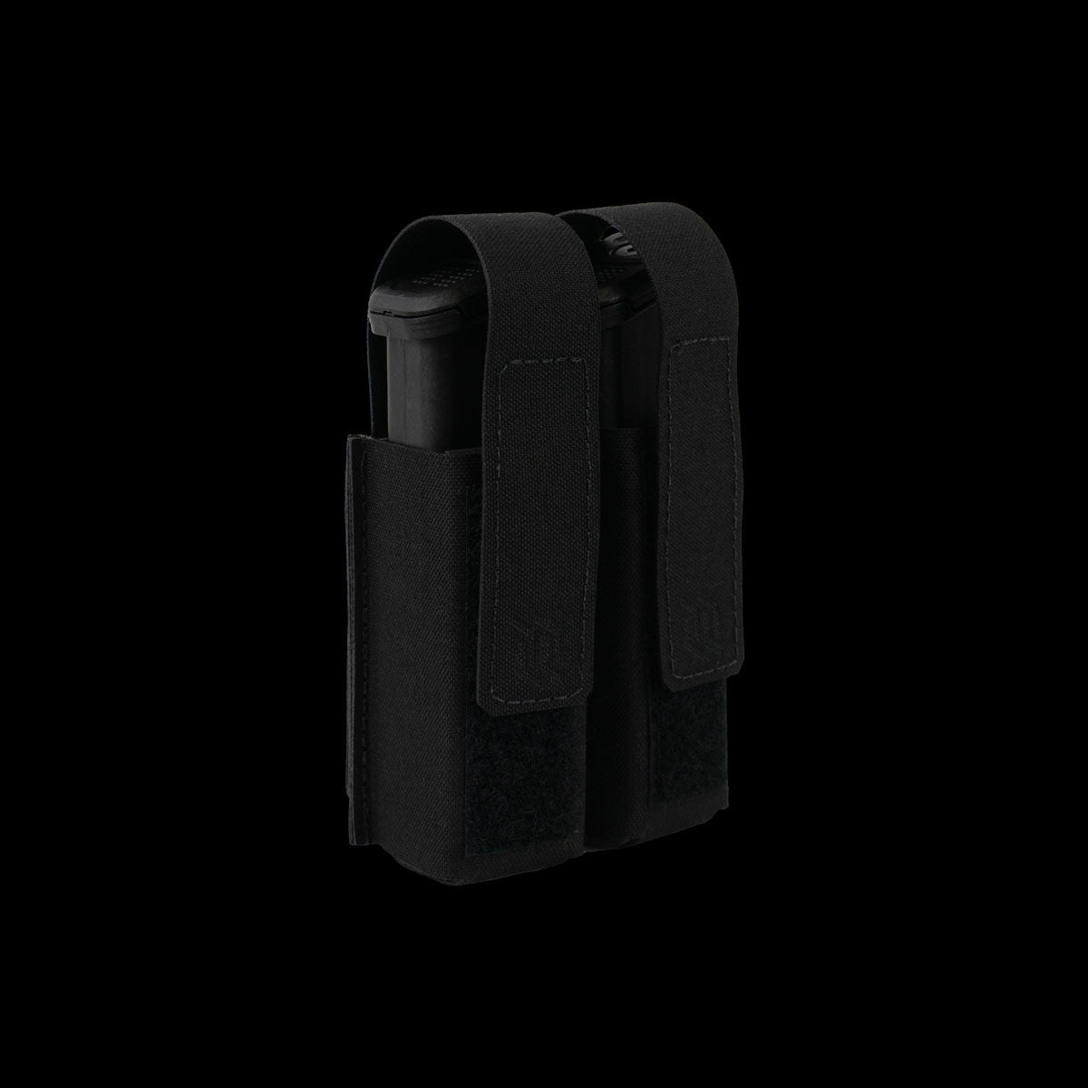 LORICA EQUIPMENT: Double Pistol Mag Pouch MK2 W, Velcro Flap and Molle Straps