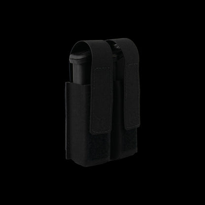 LORICA EQUIPMENT: Double Pistol Mag Pouch MK2 W, Velcro Flap and Molle Straps