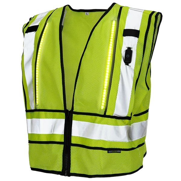 FLYING  CROSS: Lite Vest Hi Vis, Yellow