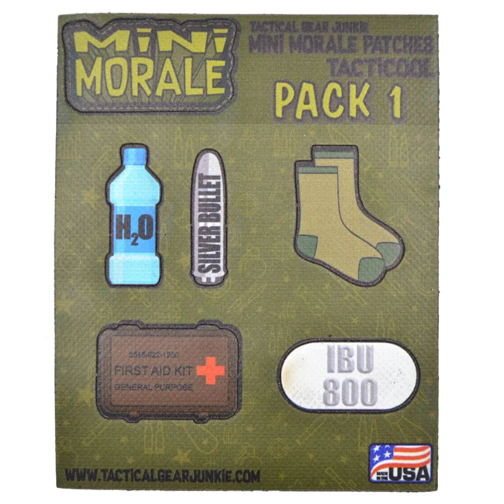 TACTICAL GEAR JUNKIE: Mini Morale Patch Packs