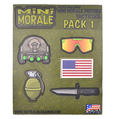 TACTICAL GEAR JUNKIE: Mini Morale Patch Packs