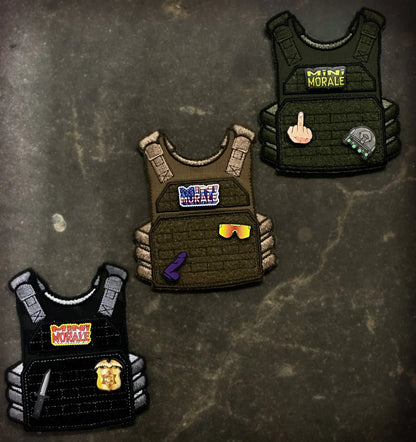 TACTICAL GEAR JUNKIE: Mini Morale Plate Carrier Patch Panel