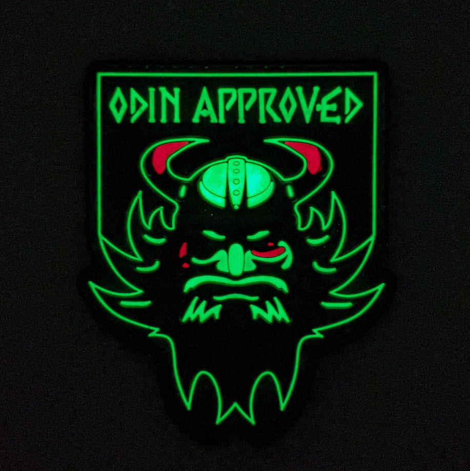 TACTICAL INNOVATIONS: Odin Approved, PVC Morale Patch, Glow-in-the-Dark