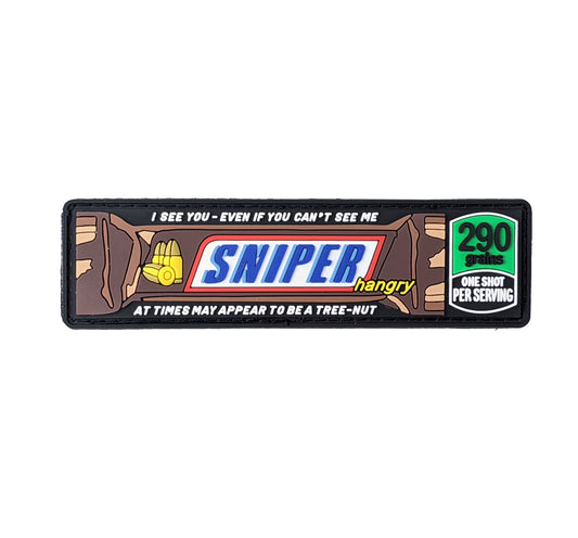TACTICAL INNOVATIONS: Sniper Bar PVC Morale Patch, 1.25"X4"