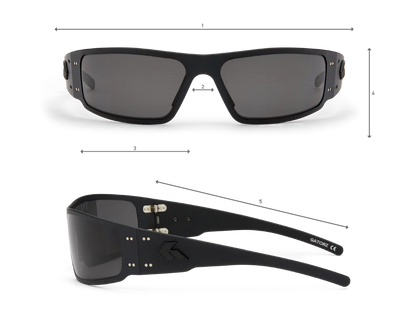 GATORZ: Magnum, MILSPEC Ballistic Photochromic, Anti-Fog, ANSI Z87.1, Black