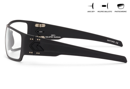 GATORZ: Specter Milspec Ballistic Glasses w/Photochromic Lenses/Anti-Fog