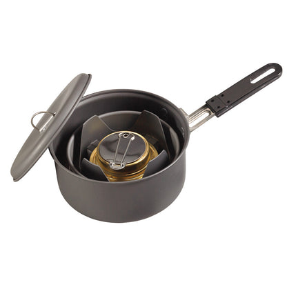 NDUR: Mini Cookware Kit With Alcohol Burner