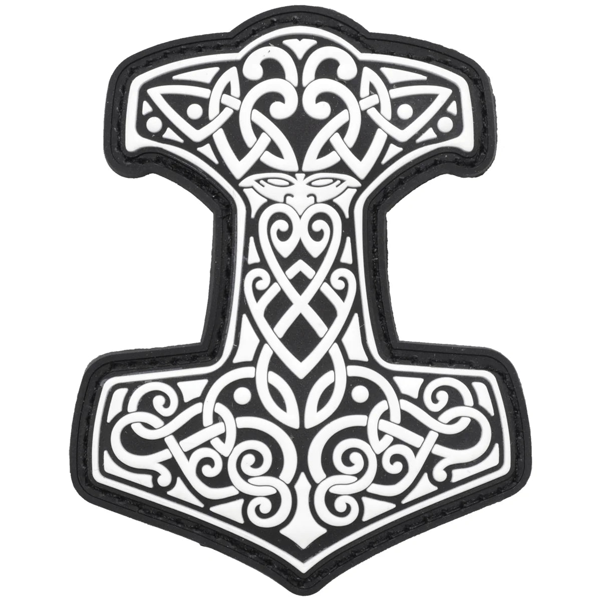 TACTICAL GEAR JUNKIE: Mjolnir Thor's Hammer Norse Viking Patch 2.5x3"