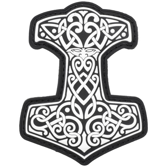 TACTICAL GEAR JUNKIE: Mjolnir Thor's Hammer Norse Viking Patch 2.5x3"