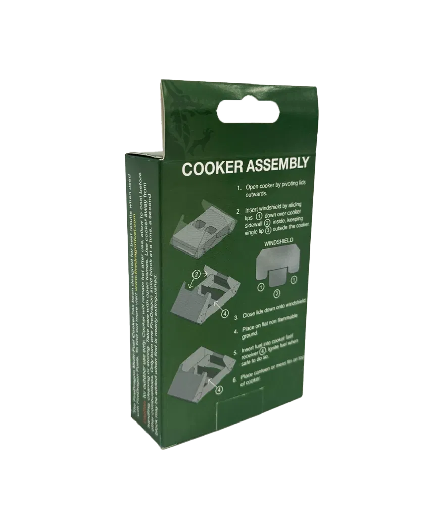 FIRE DRAGON: Multi Fuel Cooker