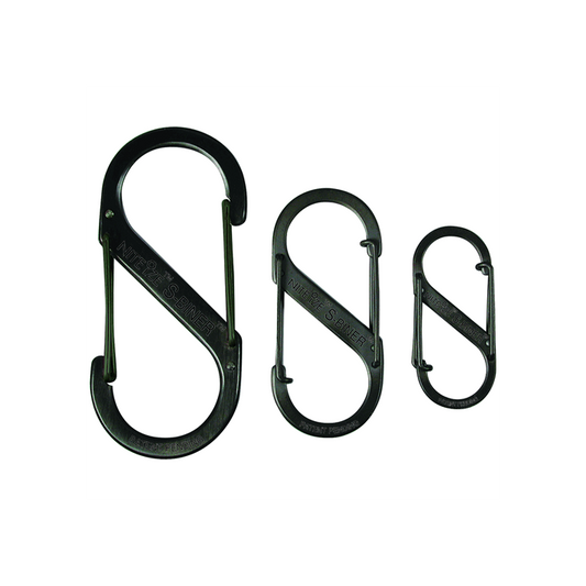 NITE-IZE:  Dual Carabiner Stainless Steel