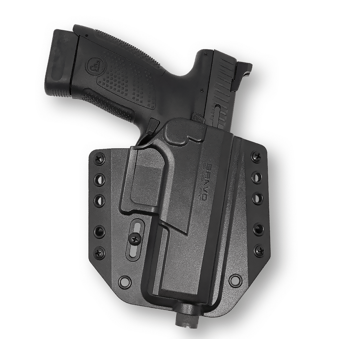 BRAVO CONCEALMENT: OWB Holster Right Hand Sig Sauer P320 Full Size 9/40