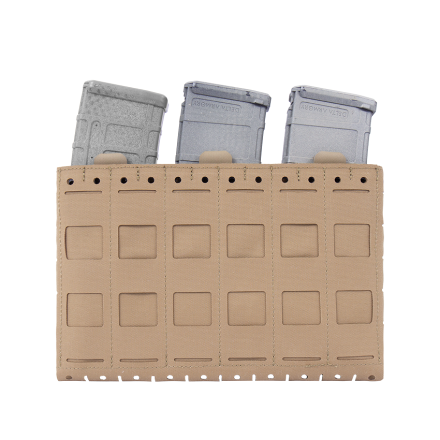 WARRIOR ASSAULT: Laser Cut Kangaroo Pouch With Triple 5.56mm Insert