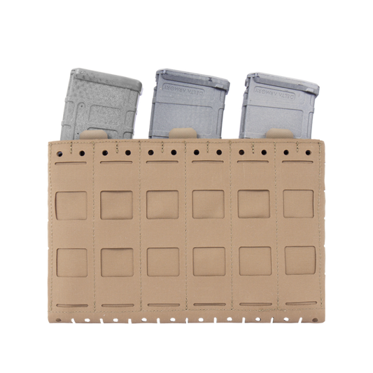 WARRIOR ASSAULT: Laser Cut Kangaroo Pouch With Triple 5.56mm Insert