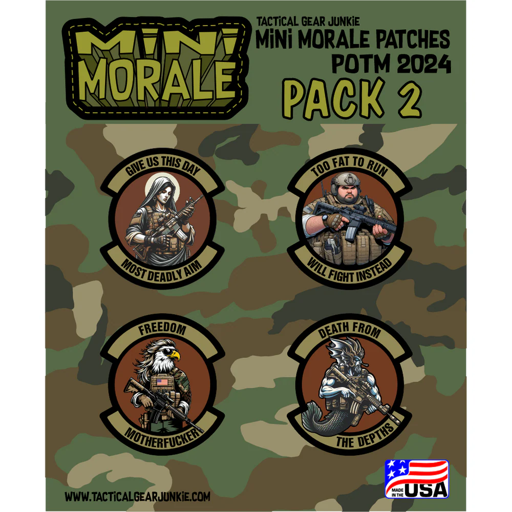 TACTICAL GEAR JUNKIE: Mini Morale Patch Packs