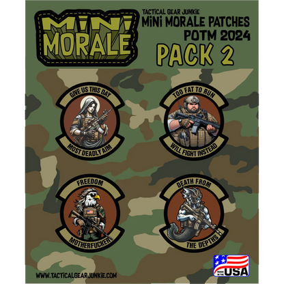 TACTICAL GEAR JUNKIE: Mini Morale Patch Packs