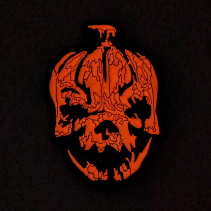 TACTICAL INNOVATIONS:Jack-O' Lantern, PVC Morale Patch, Glow-in-the-Dark